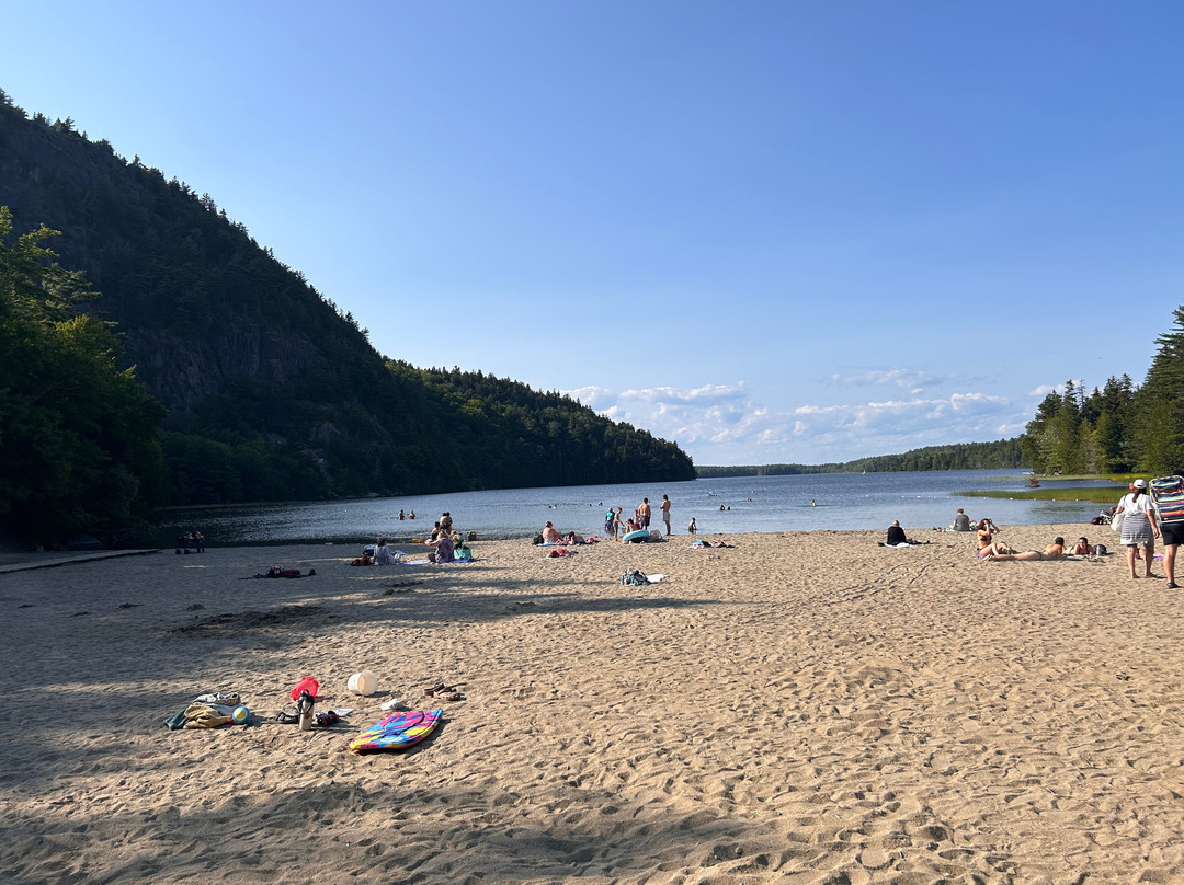 Echo Lake Beach-阿卡迪亚国家公园必去景点