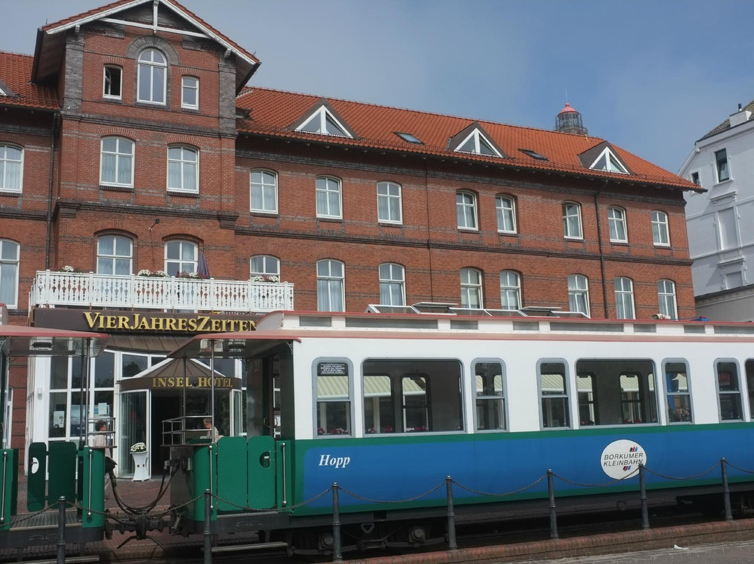 Borkum酒店住宿-Inselhotel VierJahresZeiten