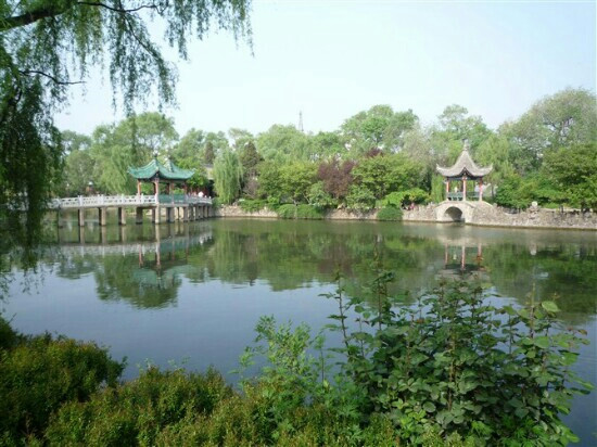 西安凤翔东湖景点图片
