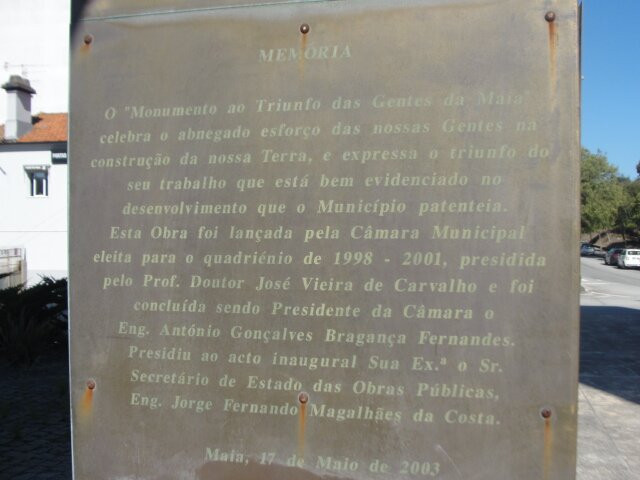 Monumento ao Triunfo das Gentes da Maia景点图片