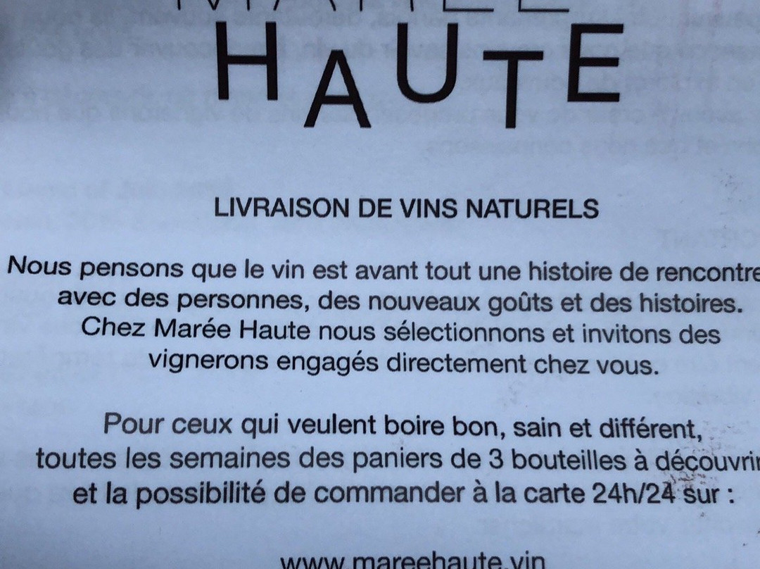 Marée Haute - Vins Naturels-Saint-Pierre-d'Oleron必去景点