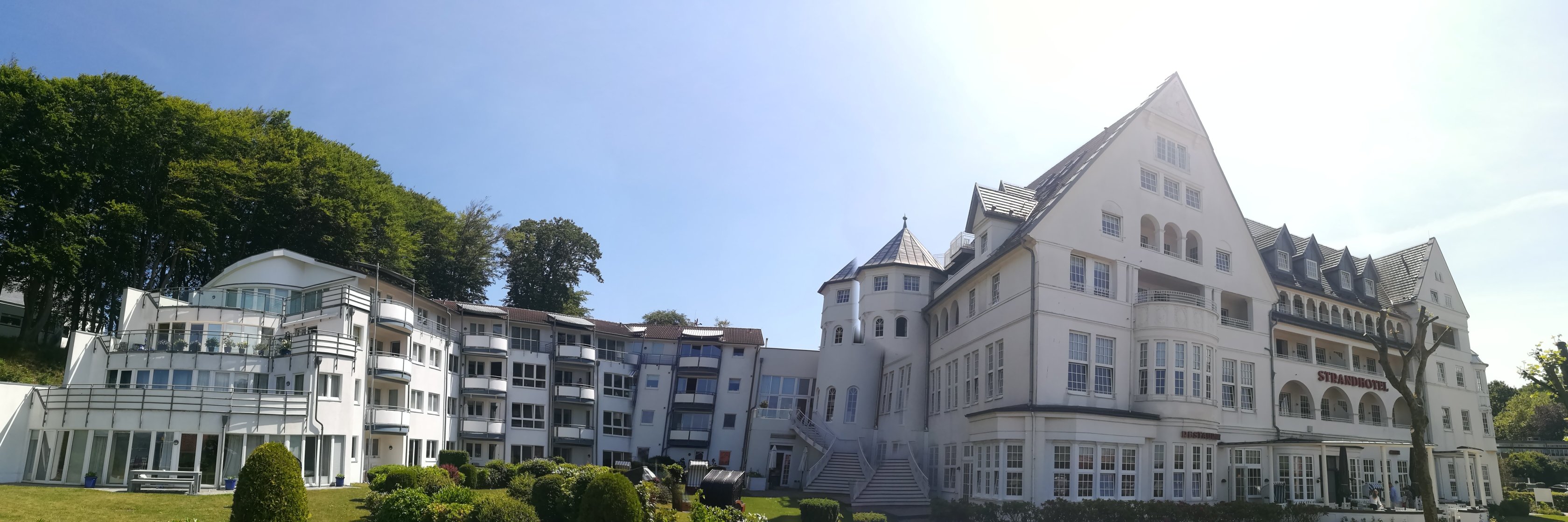 Strandhotel Glucksburg-浴室