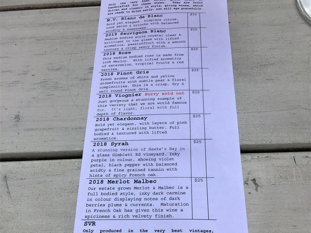 Moana Park Estate Winery-Puketapu必去景点