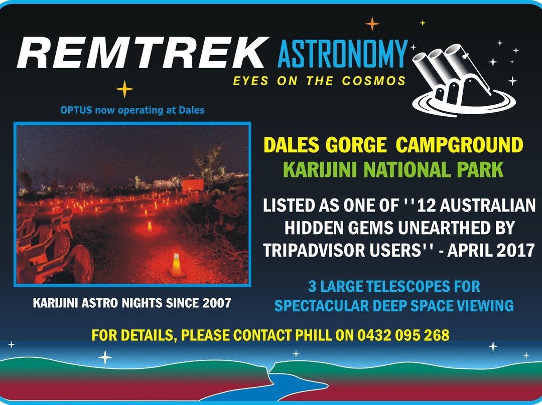Remtrek Astronomy - Tours-Karijini National Park必去景点