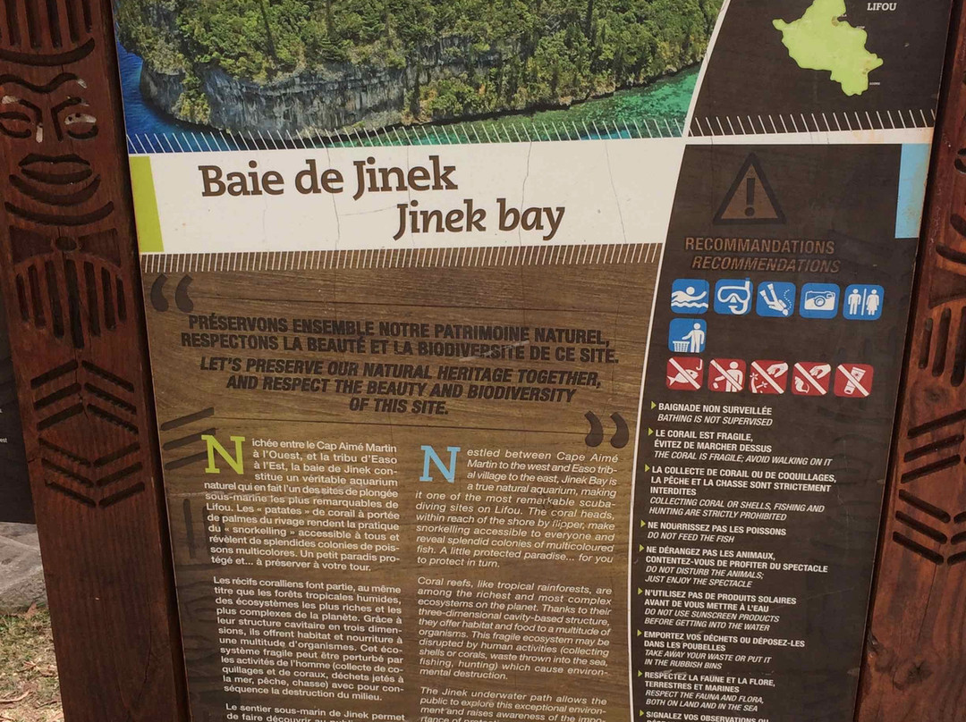 Baie de Jinek-Lifou必去景点