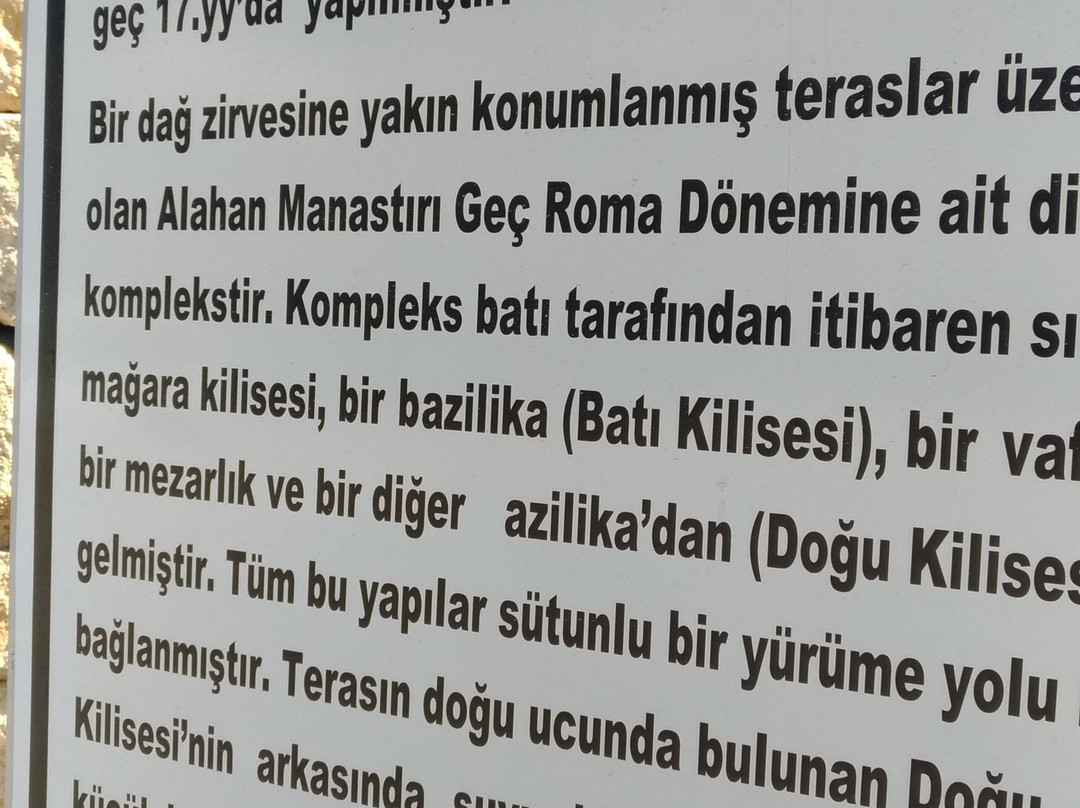 Alahan Manastırı景点图片