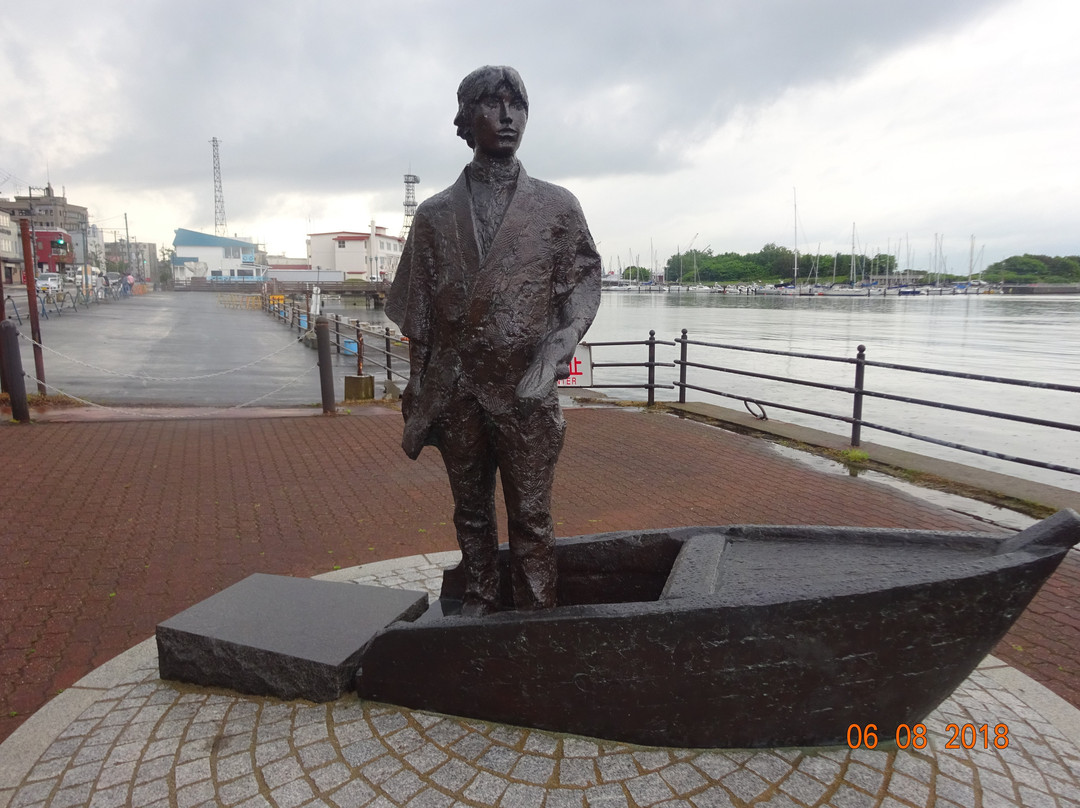 Joseph Hardy Neesima Bronze Statue-函馆市必去景点