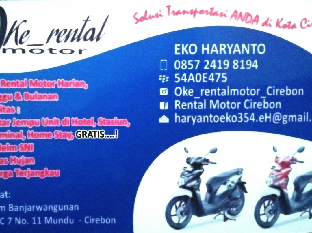 Oke Rental Motor-井里汶必去景点