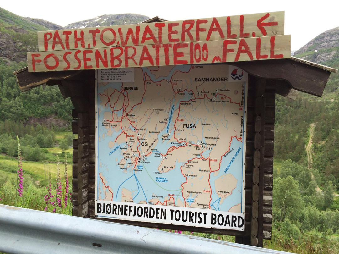 Fossen Bratte-Eikedalen必去景点