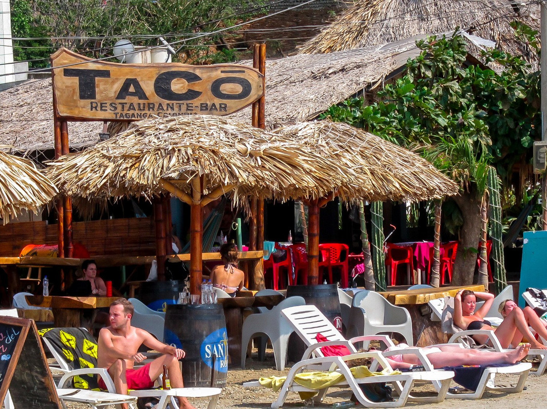 位于塔甘加餐馆和美食-Taco Beach Bar & Grill