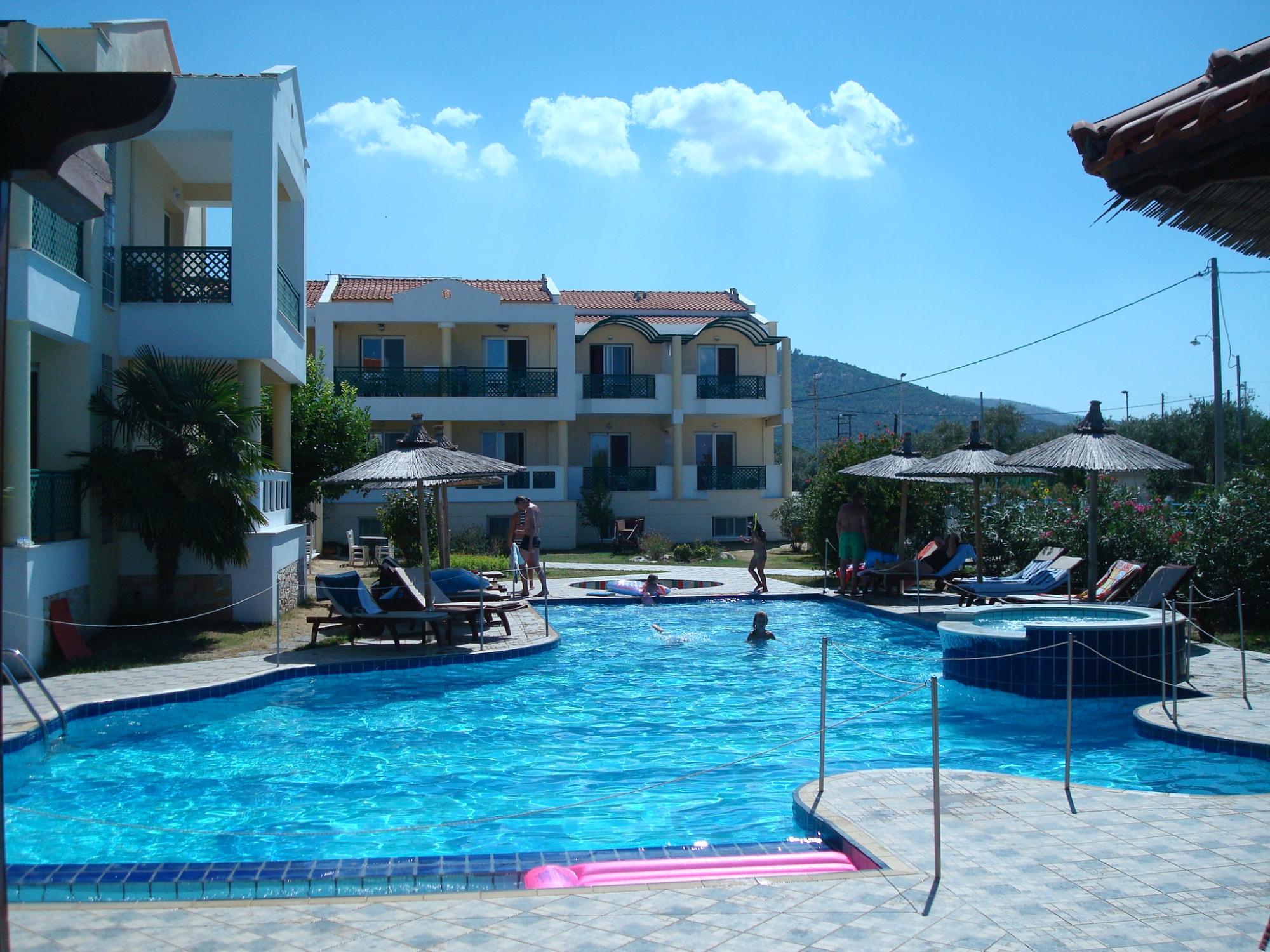 Hotel Aegean Sun Skala Rahoniou-泳池