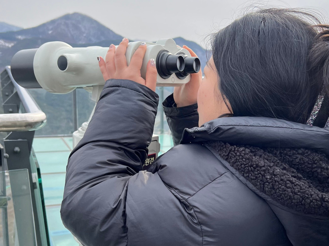 Mancheonha Skywalk-丹阳郡必去景点