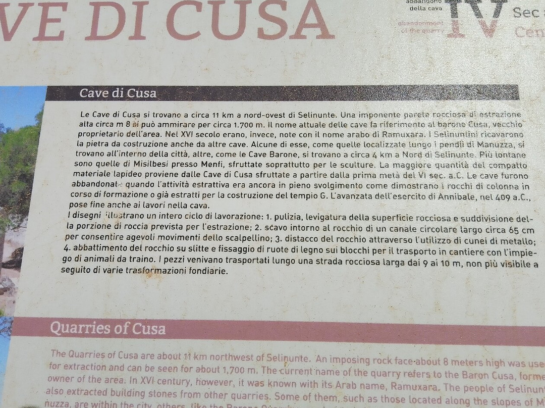 Cave di Cusa-Campobello di Mazara必去景点
