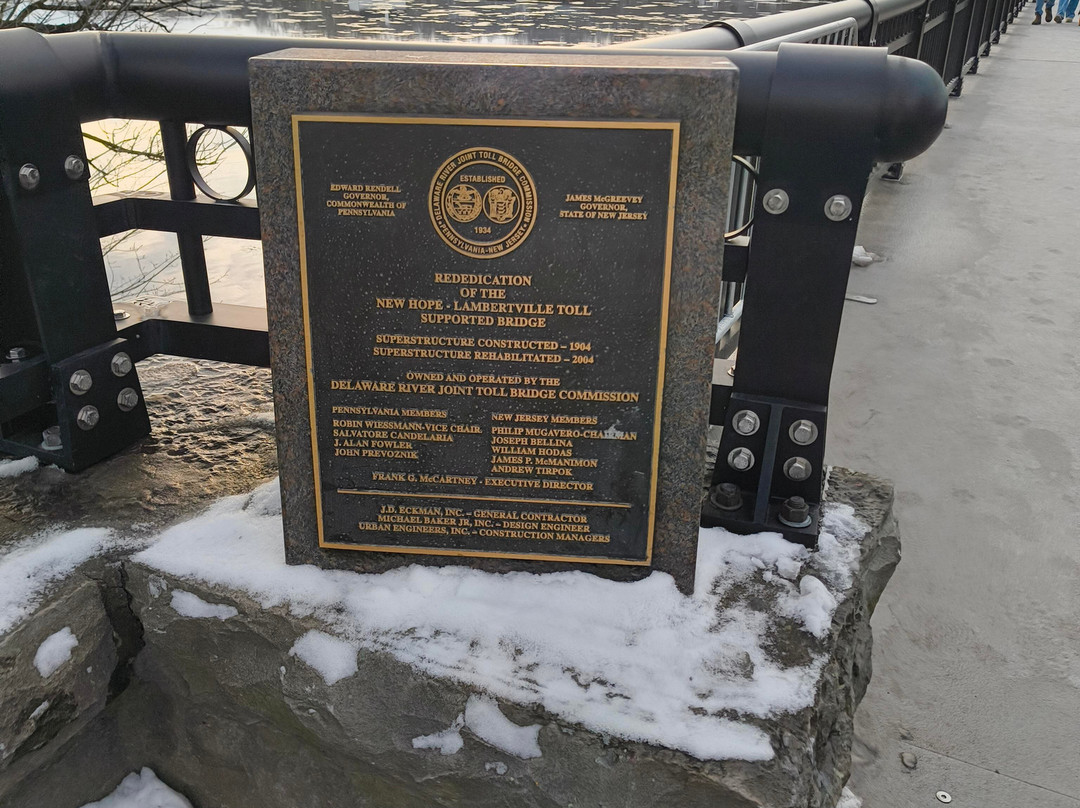 New Hope-Lambertville Toll Supported Bridge景点图片