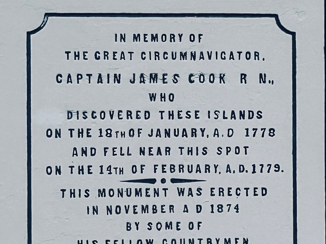 The Captain Cook Monument-库克船长必去景点