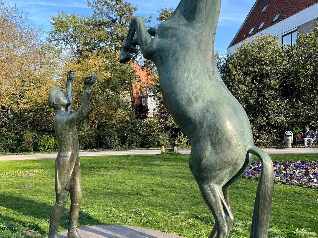 Hengst Wohlklang in der Freiheitsdressur-策勒县必去景点