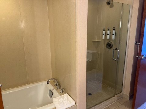 波特兰市中心海滨希尔顿花园酒店-浴室