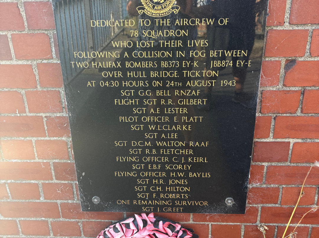 The 78 Squadron Memorial