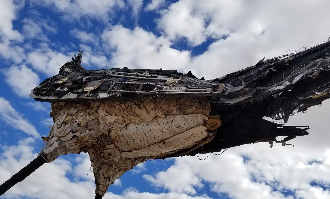 Recycled Roadrunner Sculpture-拉斯克鲁塞斯必去景点