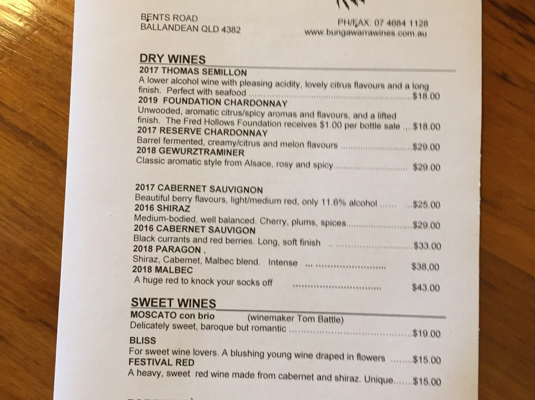 Bungawarra Wines-波兰甸必去景点