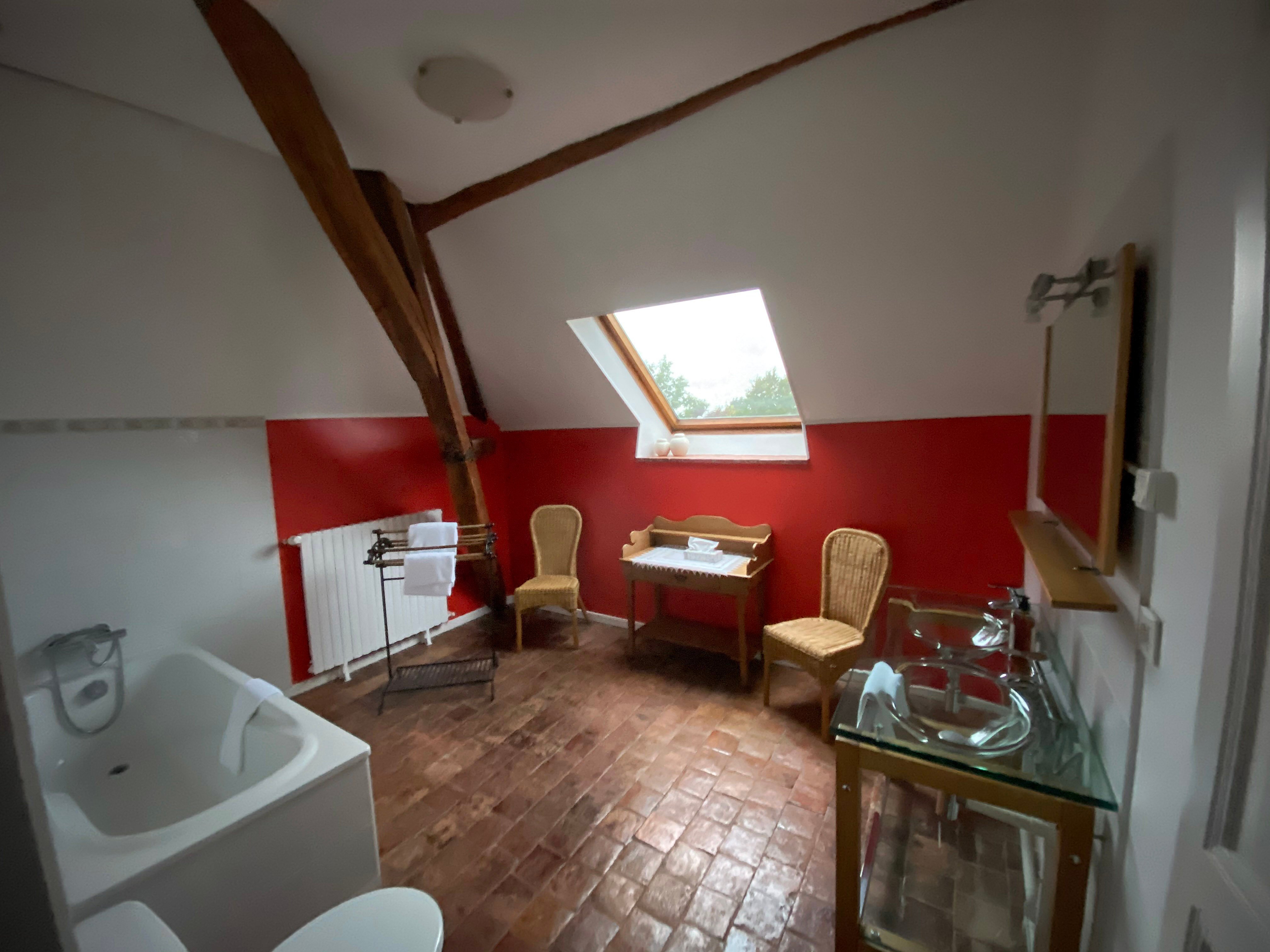 Hôtel Les Grands Chênes-浴室