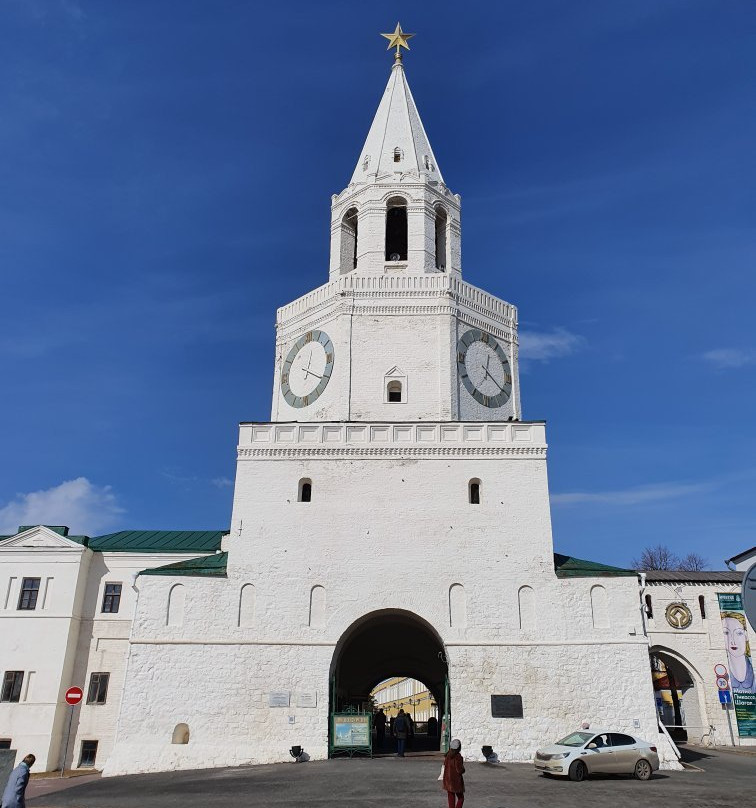 Spasskaya Tower of the Kazan Kremlin-喀山必去景点