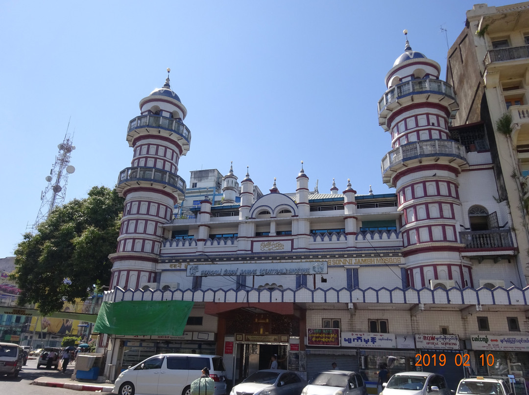 Bengali Sunni Jameh Mosque-仰光必去景点