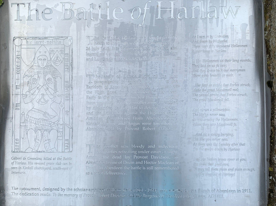 Battle of Harlaw Monument景点图片