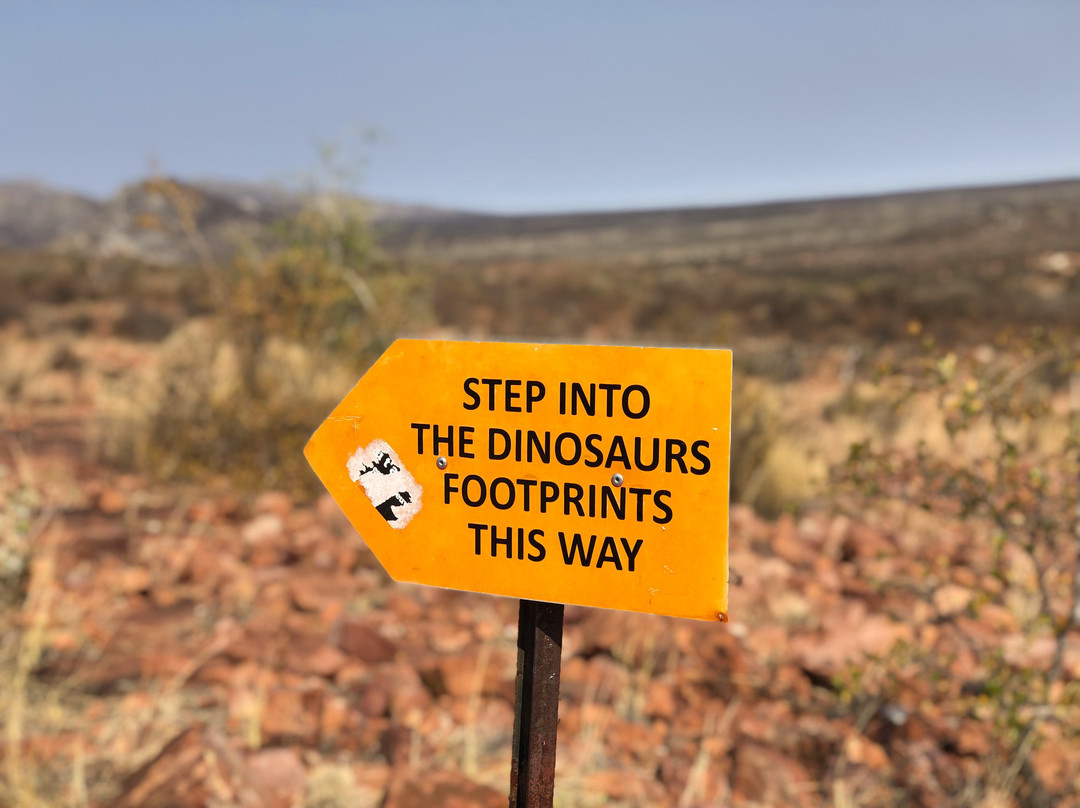 Dinosaur Tracks - National Monument NAMIBIA-Kalkfeld必去景点