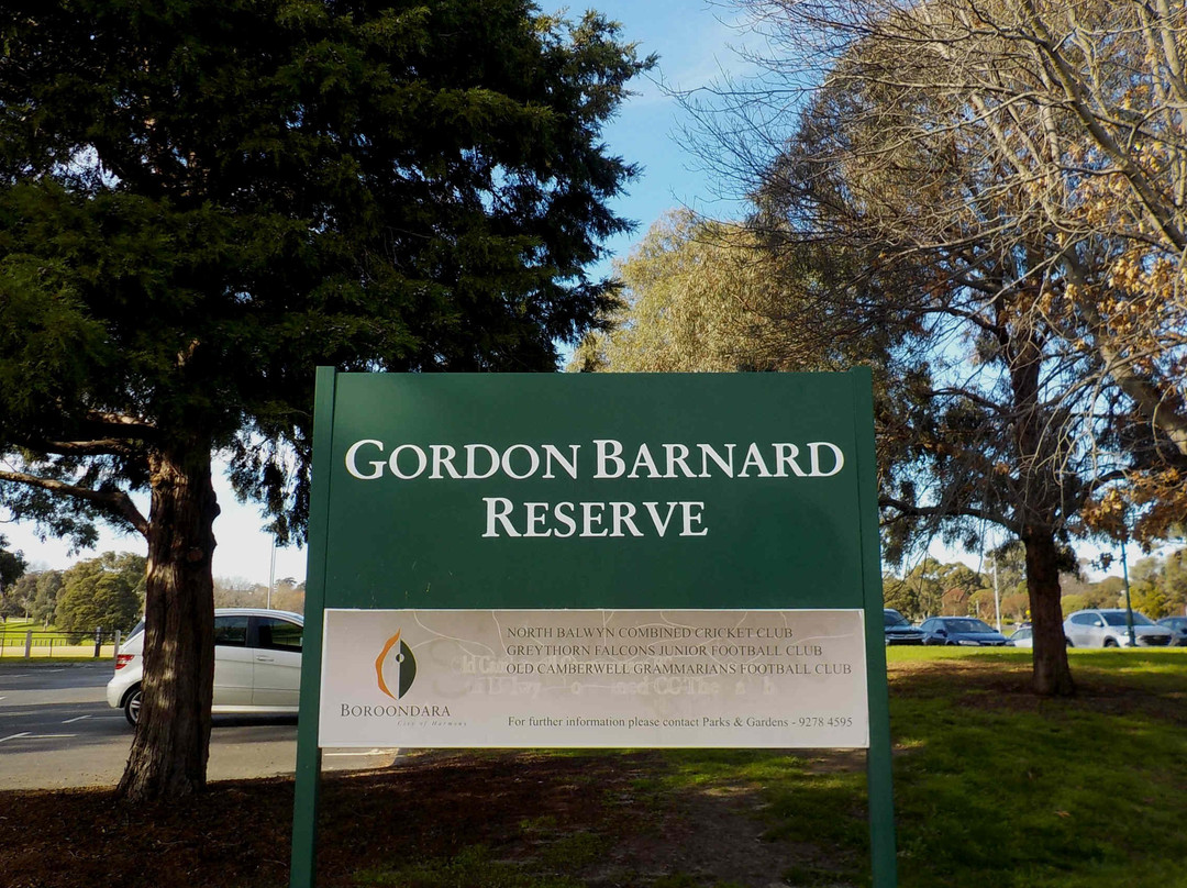 Gordon Barnard Reserve-Balwyn North必去景点