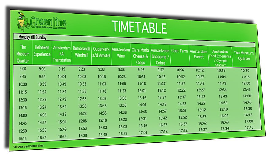 Greenline Amsterdam-阿姆斯特尔芬必去景点