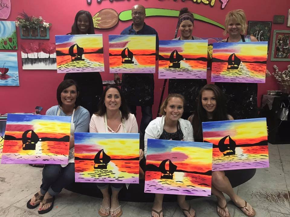 Masterpiece Mixers Paint & Party Studio John's Creek-约翰斯克里克必去景点