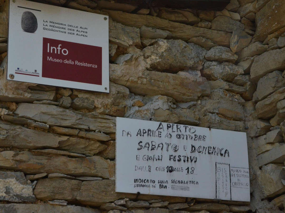 Museo della Resistenza-Carpasio必去景点
