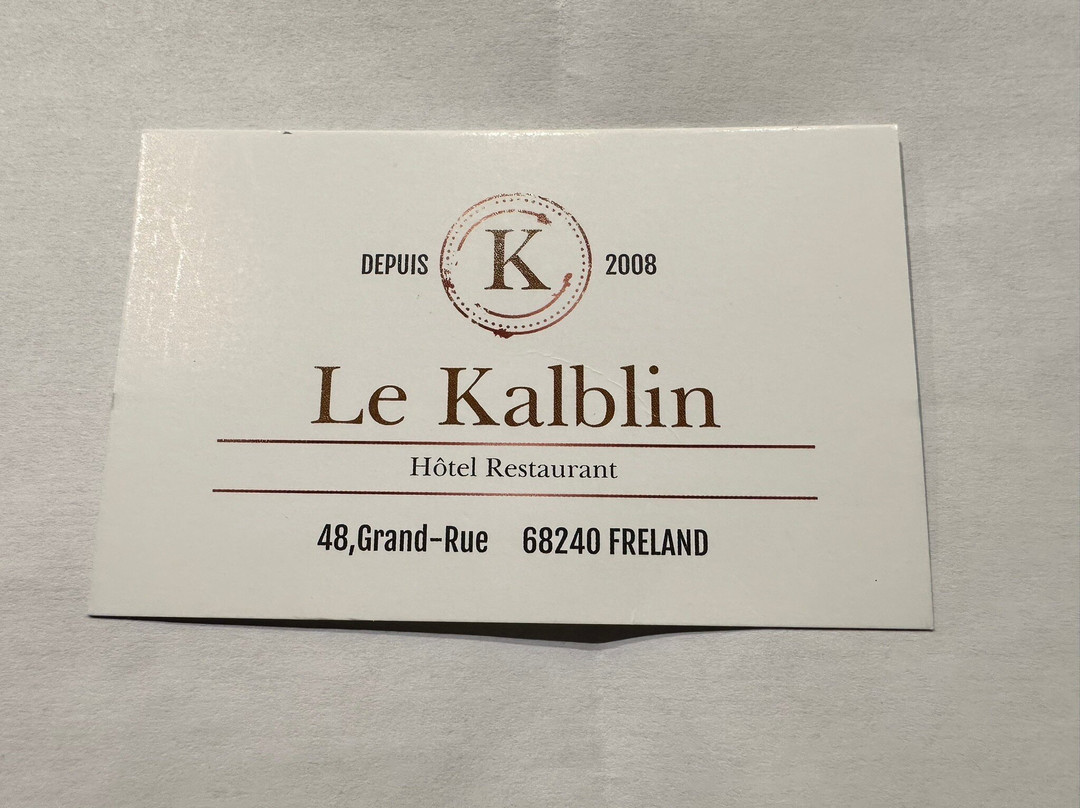 Hotel Restaurant Du Kalblin主图