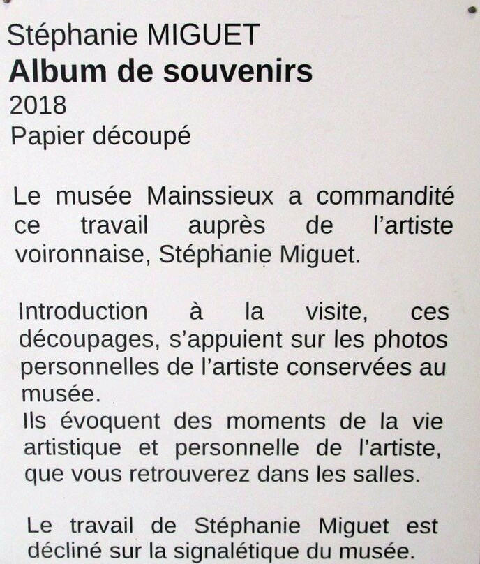 Musée Mainssieux景点图片