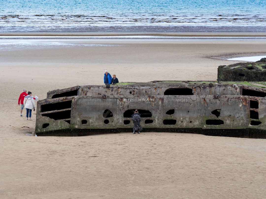 Künstlicher Hafen-Arromanches-les-Bains必去景点