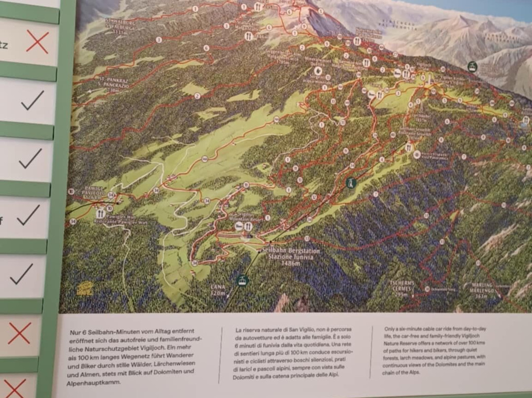 Funivia Monte San Vigilio - Seilbahn Vigiljoch-拉纳必去景点