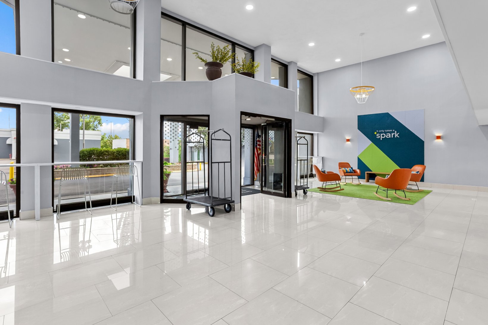 芝加哥奥黑尔希尔顿德斯普兰斯spark酒店-官方