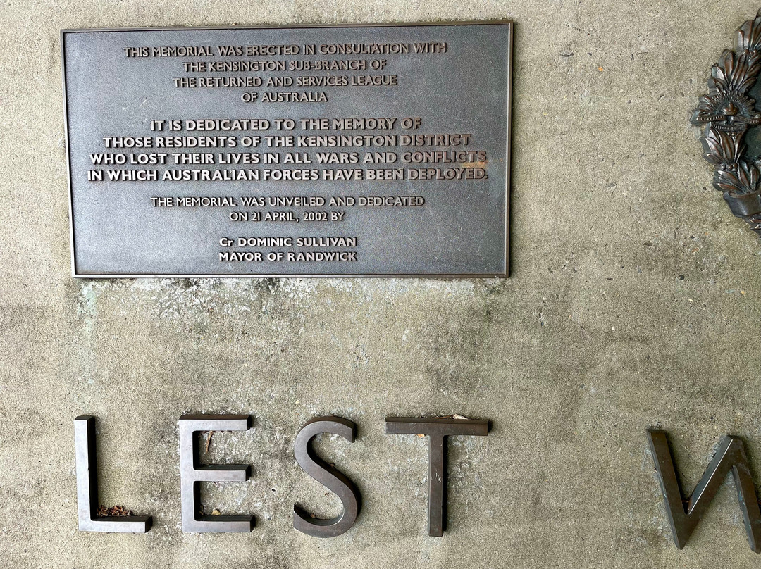 Kokoda Memorial Park-肯辛顿必去景点