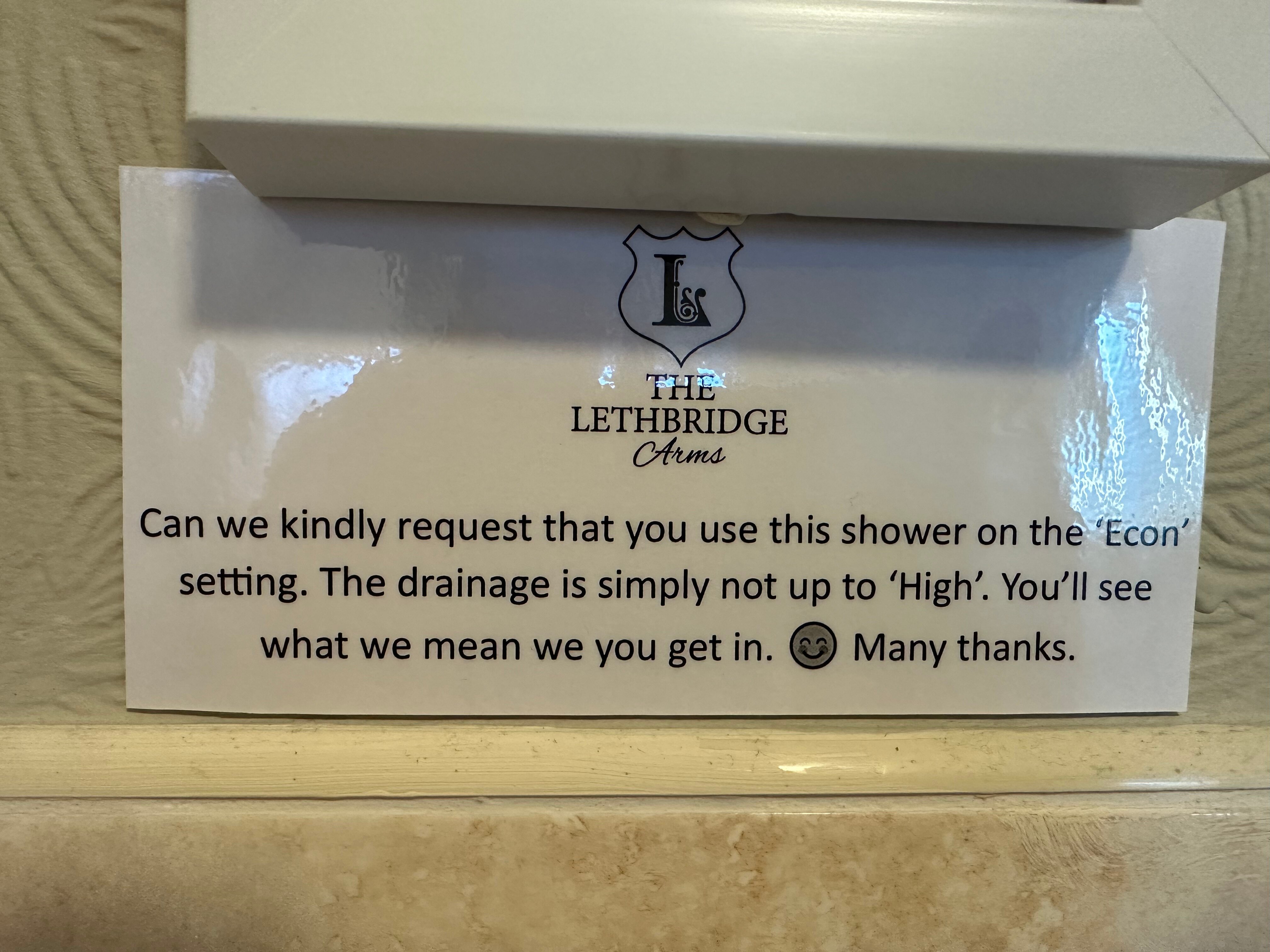 The Lethbridge Arms-浴室