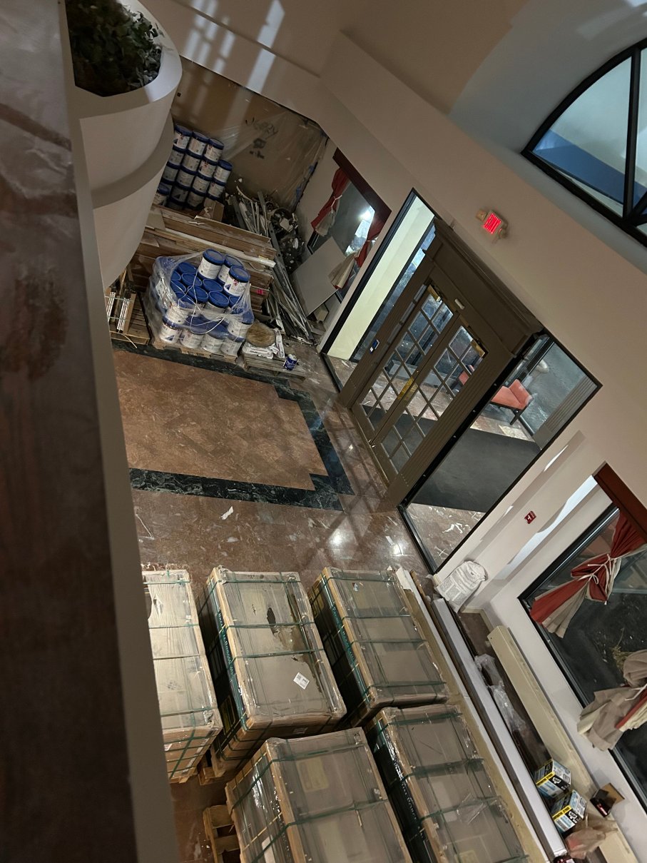 希尔顿逸林套房酒店辛辛那提-蓝灰-浴室