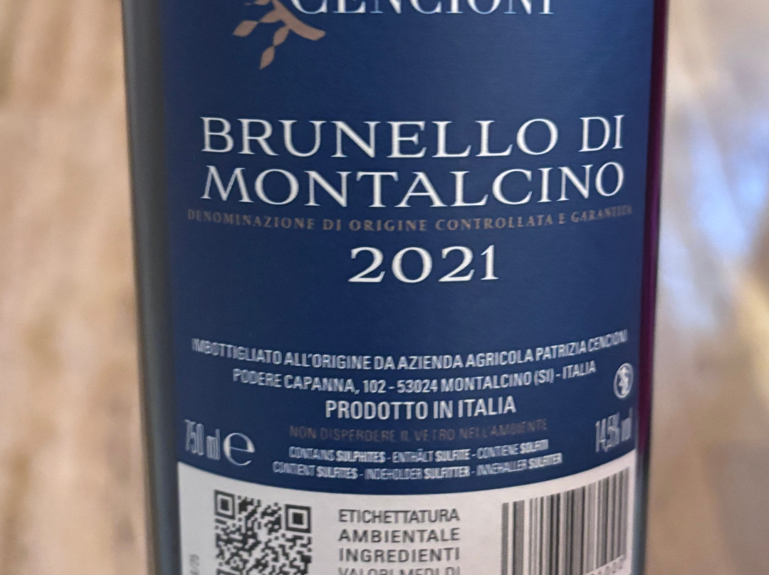 Winery Solaria Patrizia Cencioni-蒙塔尔奇诺必去景点