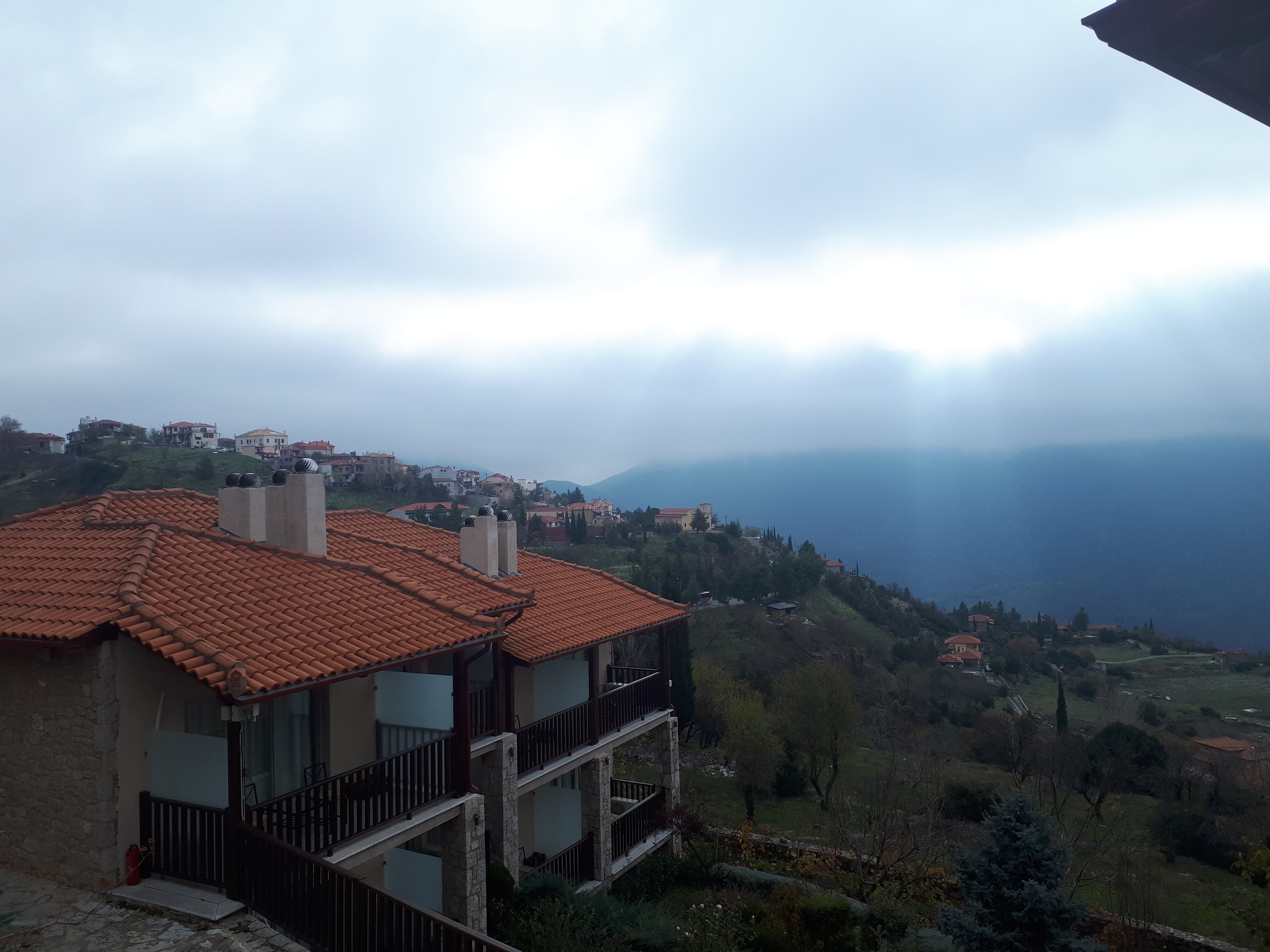 Aegli Arachova-酒店景观
