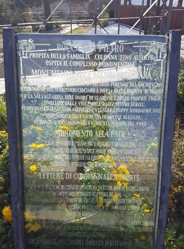 Monumento alla Mamma Ciociara-Castro dei Volsci必去景点