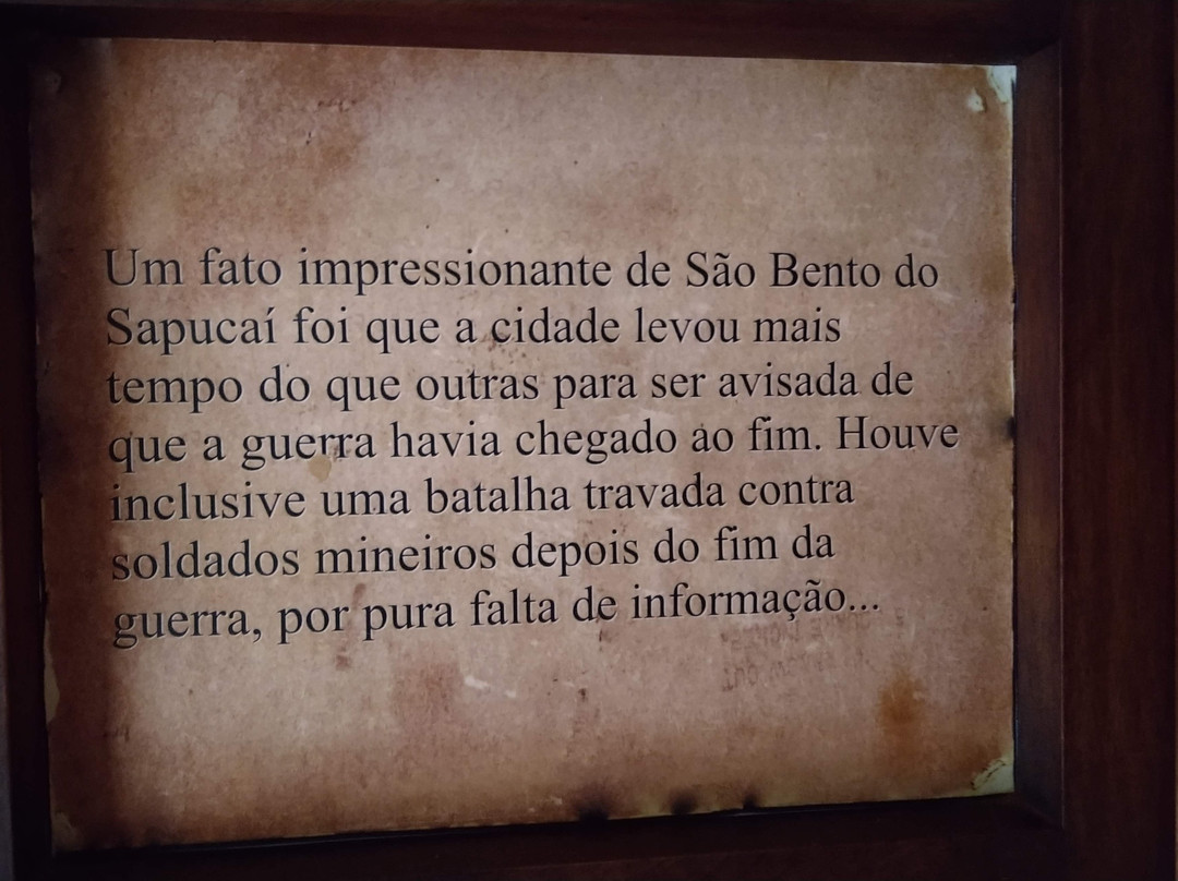 Museu da Revolução de 1932-Sao Bento do Sapucai必去景点