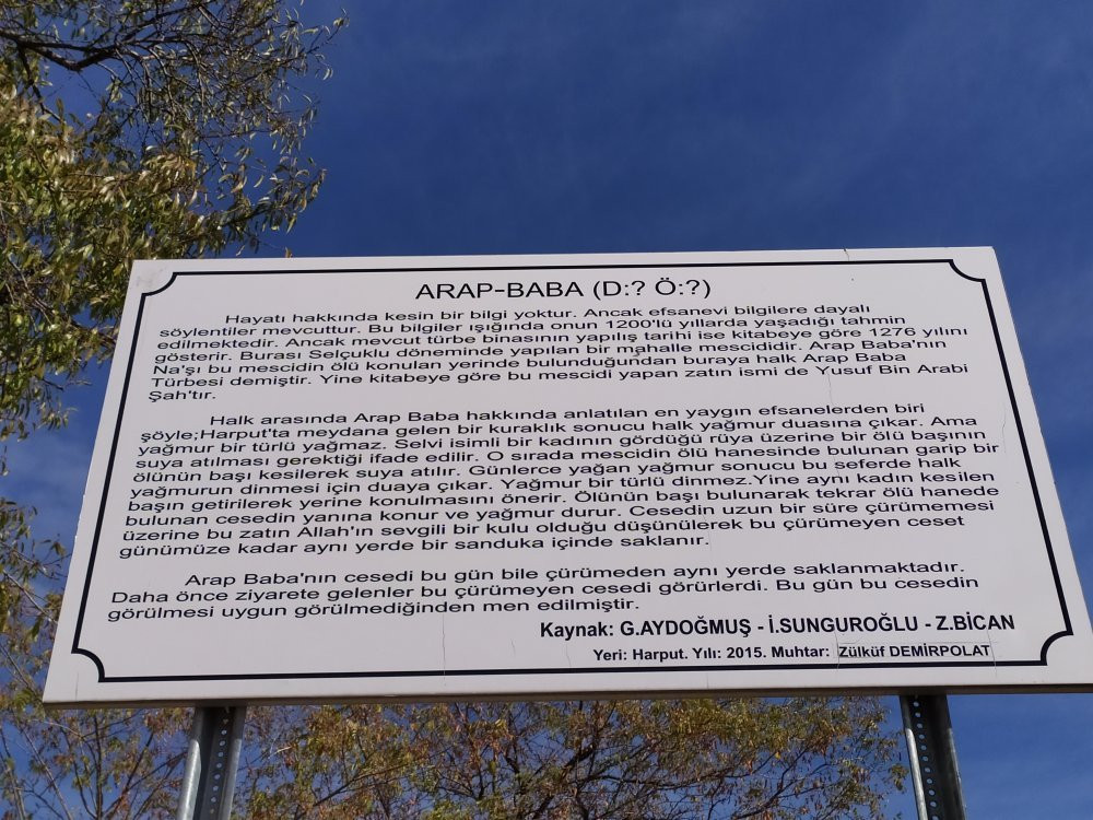 Arap Baba Turbesi-Harput必去景点
