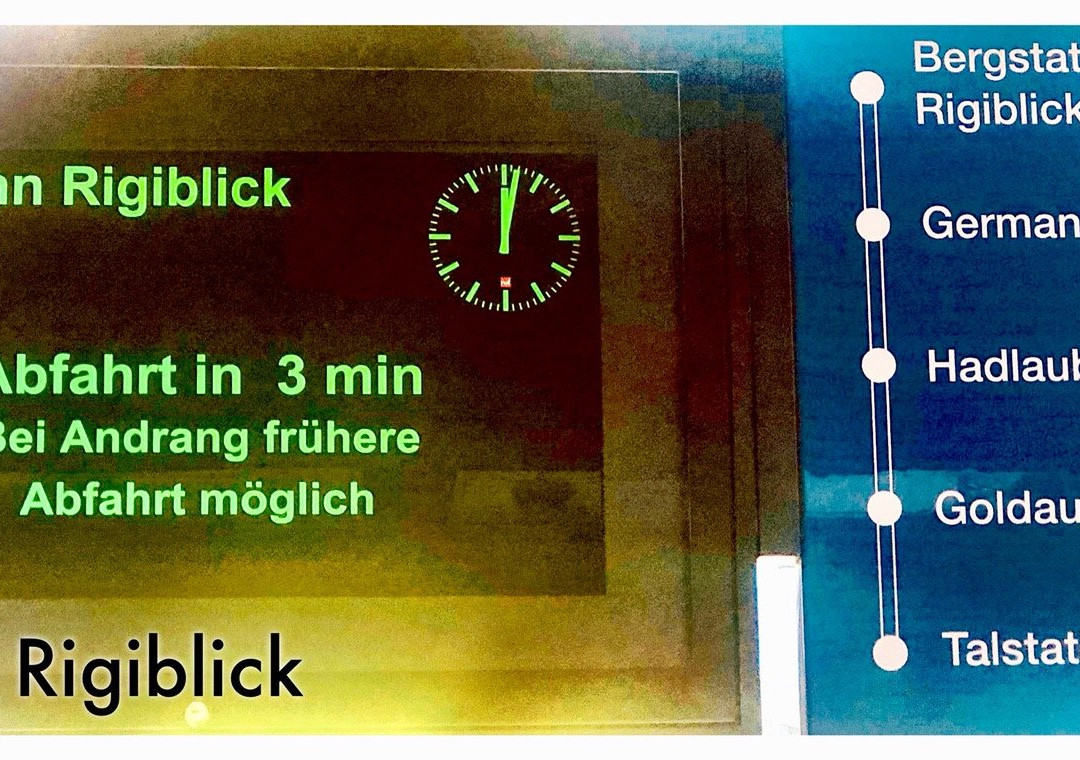 Seilbahn Rigiblick-苏黎世必去景点