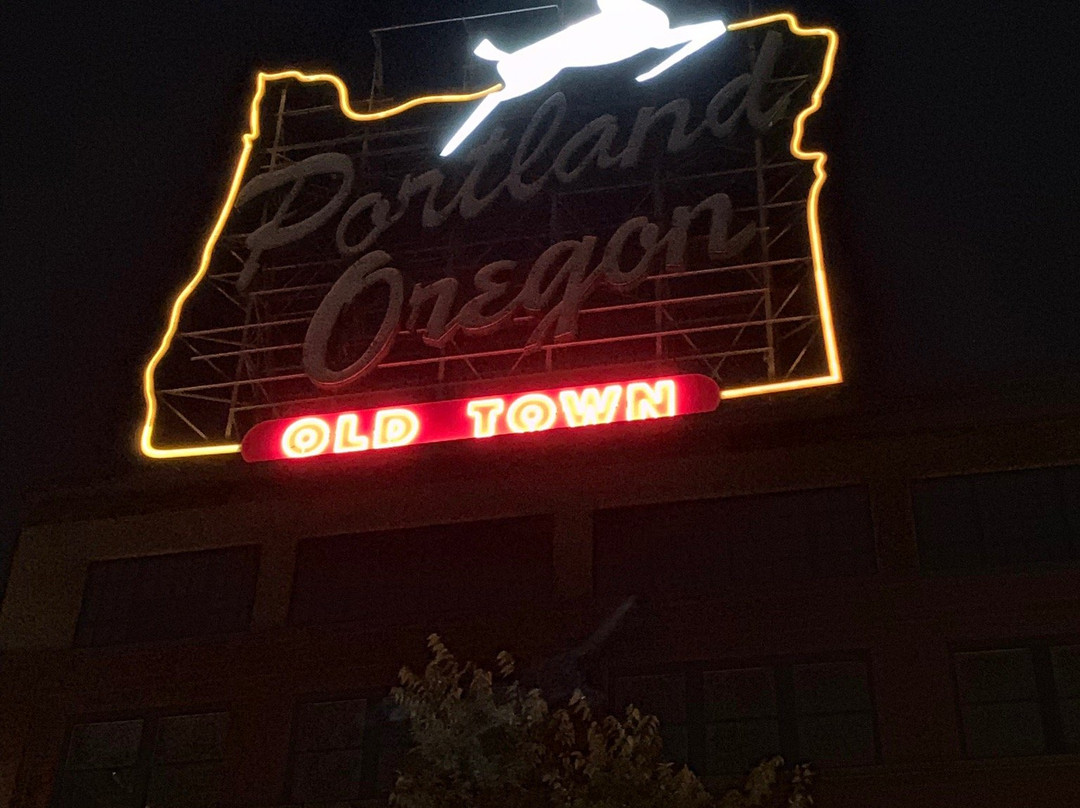 Portland Oregon Sign-波特兰必去景点