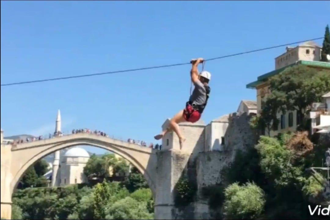 Zip line Stari Most景点图片