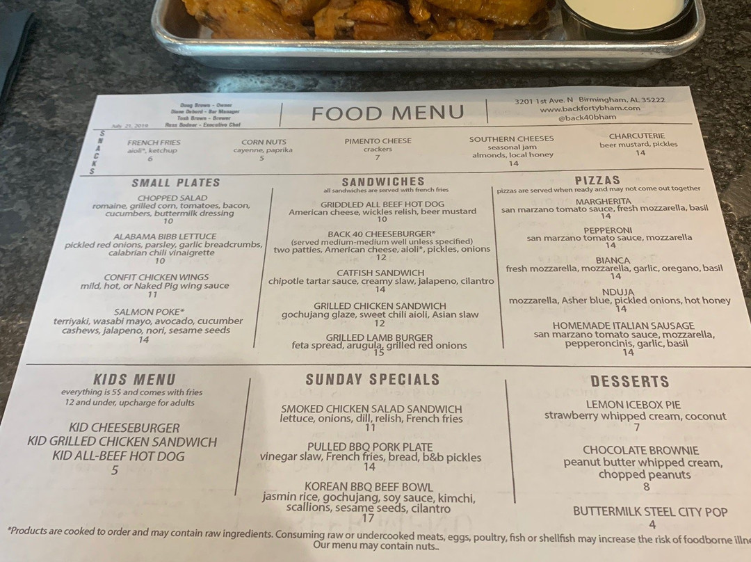 Back Forty Beer Company-伯明翰必去景点